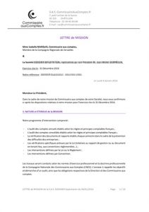 exemple de lettre de mission du commissaire aux comptes